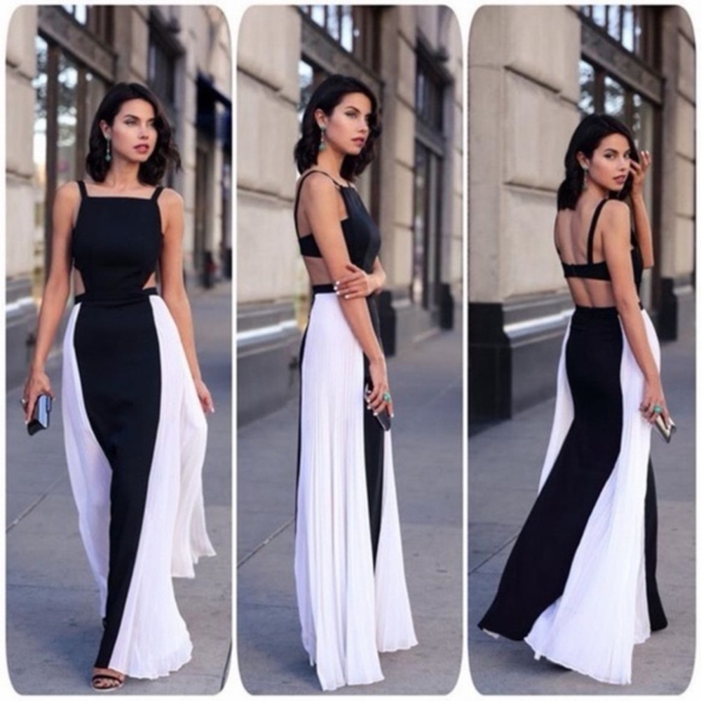 BCBGMAXAZRIA Brielle Combo Dress